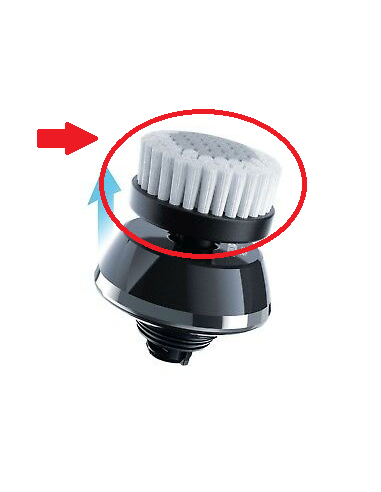 CEPILLO REDONDO EXFOLIADOR FACIAL MASCULINO