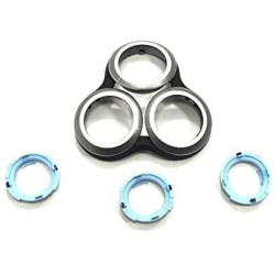 CABEZAL PLASTICO + SUJETADOR DE CUCHILLAS (RQ12 SERIE 9000)