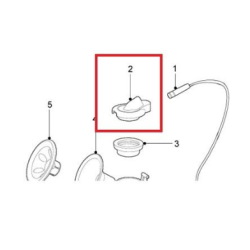 TAPA DE DIAFRAGMA DE SILICONA TWIN EBP PARA EXTRACTOR DE...