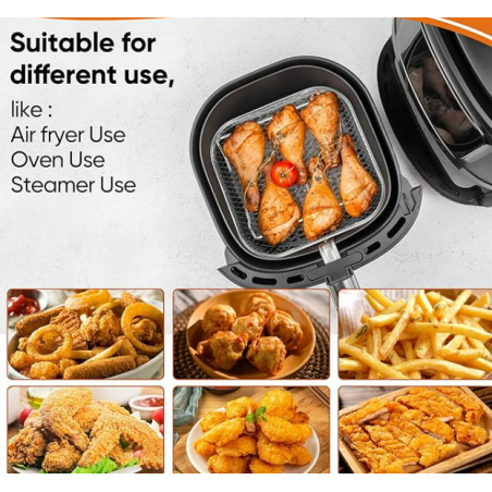 CANASTILLA CUADRADA PARA CANASTA CON MANIJA  EN ACERO INOXIDABLE